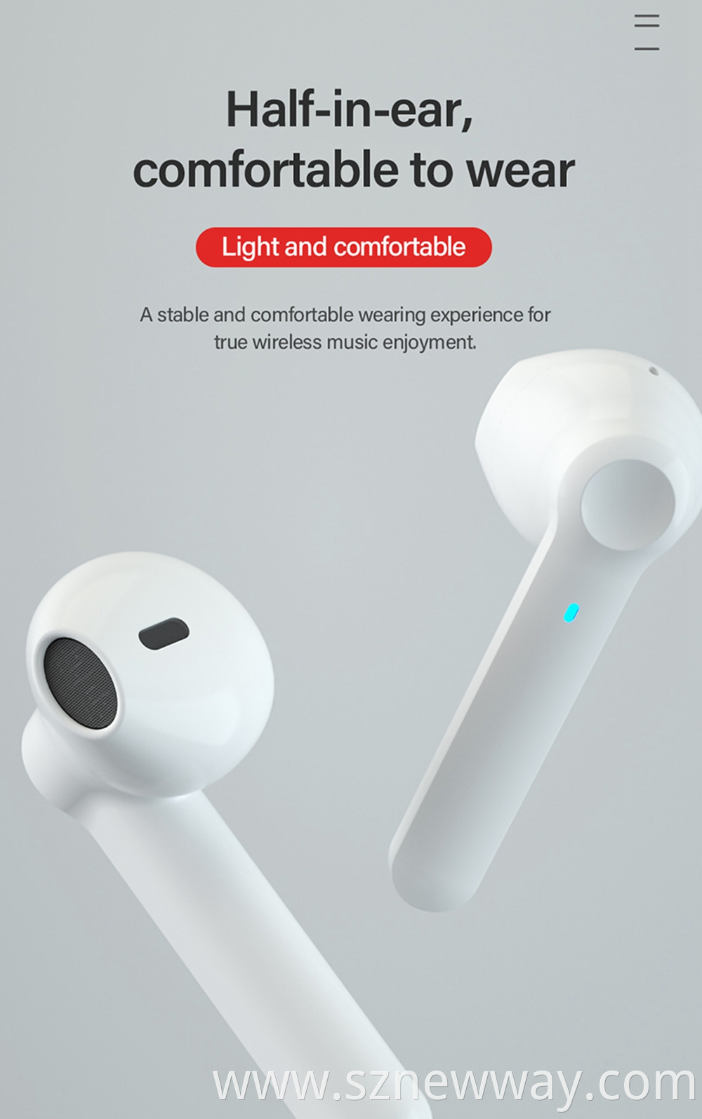 Lenovo Xt89 Wireless Earbuds